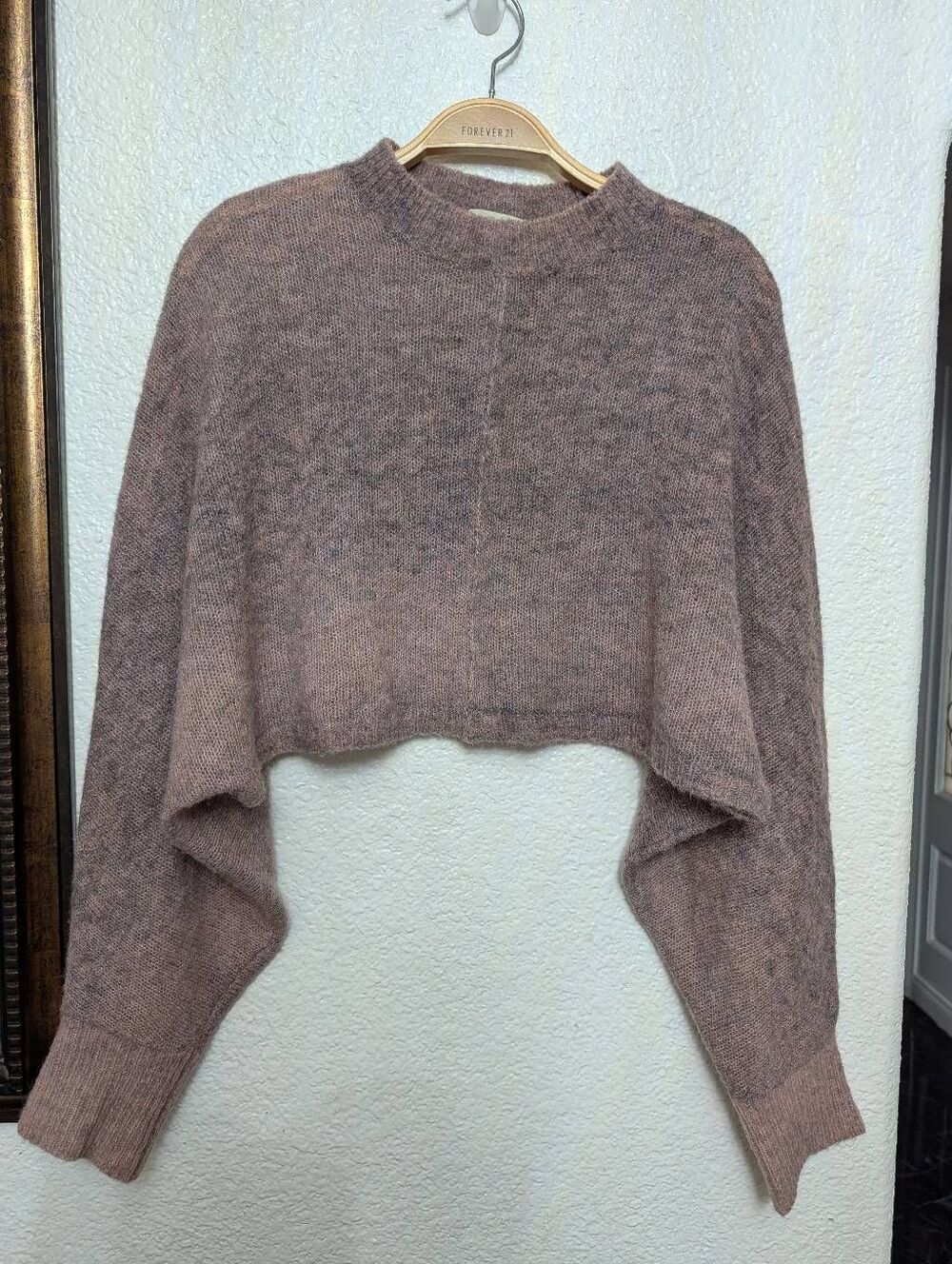 Wilfred free cropped fuzzy sweater XS